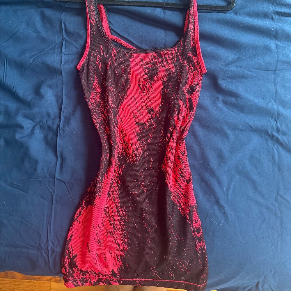 Urban Outfitters Women's Black and Red Dress
